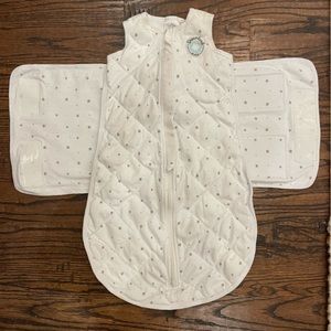 Dreamland Baby Weighted Swaddle or Sleepsack - 2 in 1 - Size Small - 0-6 Months